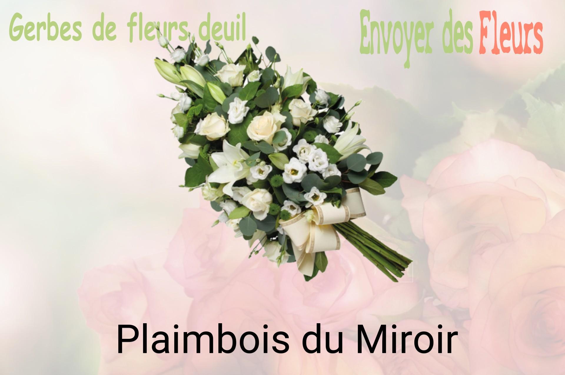 Gerbe de fleurs de deuil livrée à Plaimbois-du-Miroir